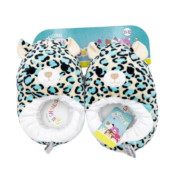 squishmallows teal leopard